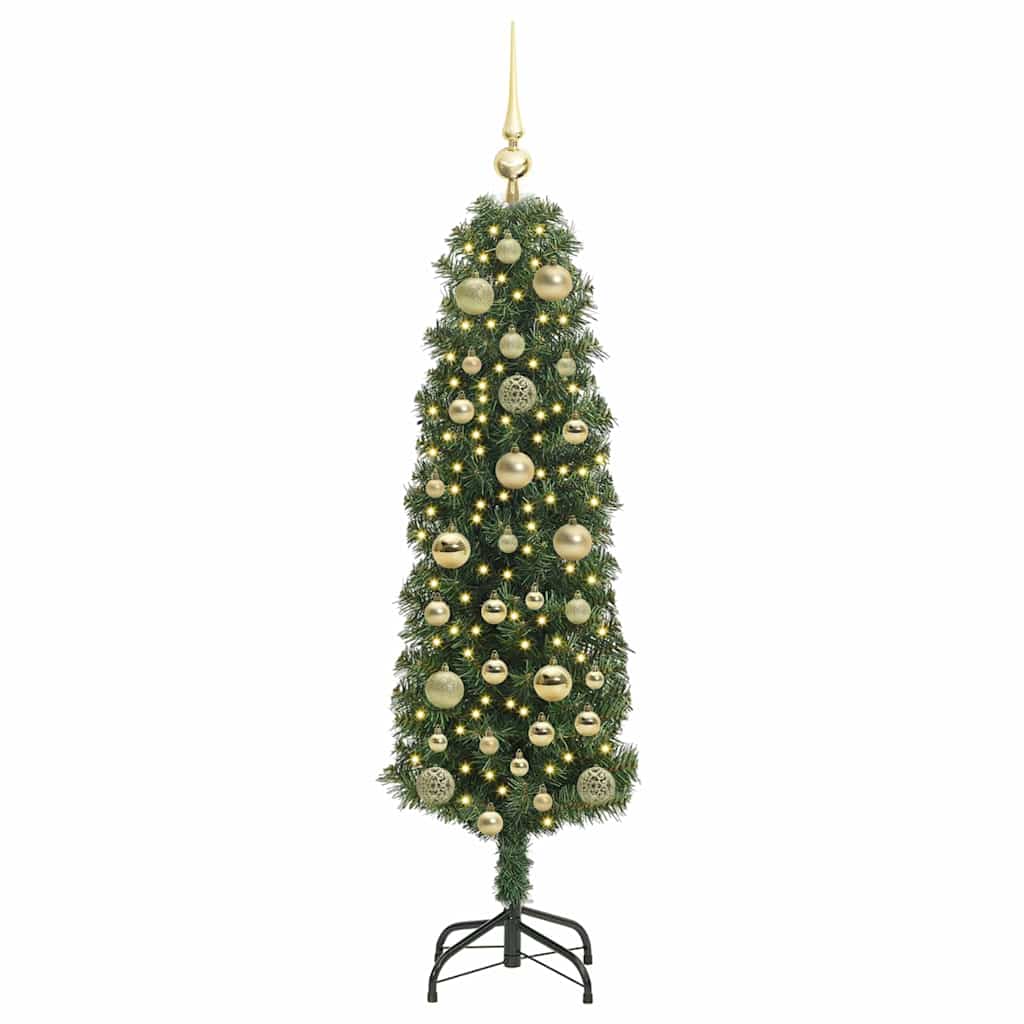 Artificial Christmas Tree with 150 LEDs with Stand Green 150 cm